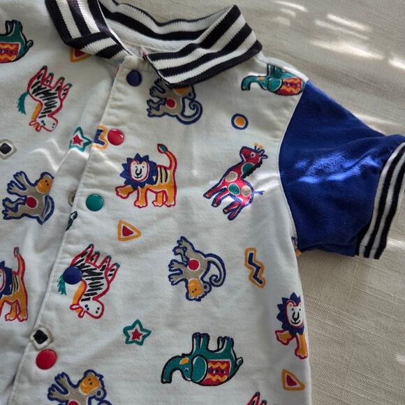 Vintage Gymboree Animals Romper 3-6 months - Picture 2 of 7